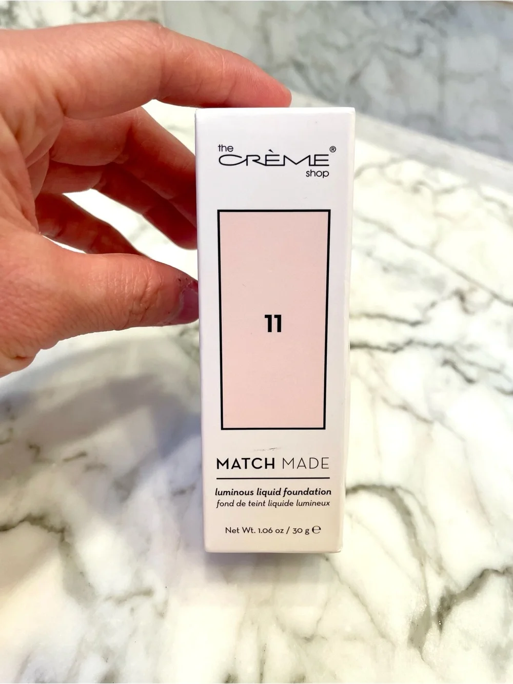 The Crème Shop Match Made Liquid Foundation + x2 MAX White Glitter Pencil Bundle